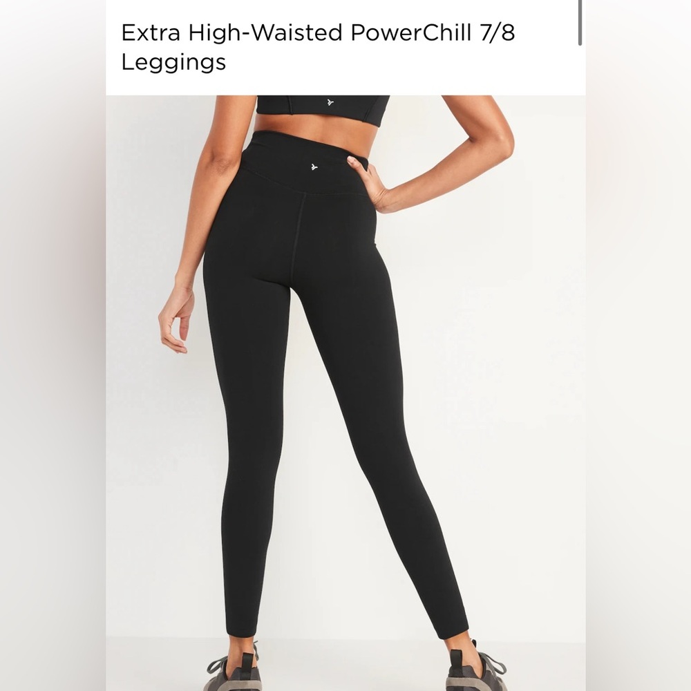 Old Navy Black 7/8 length Leggings